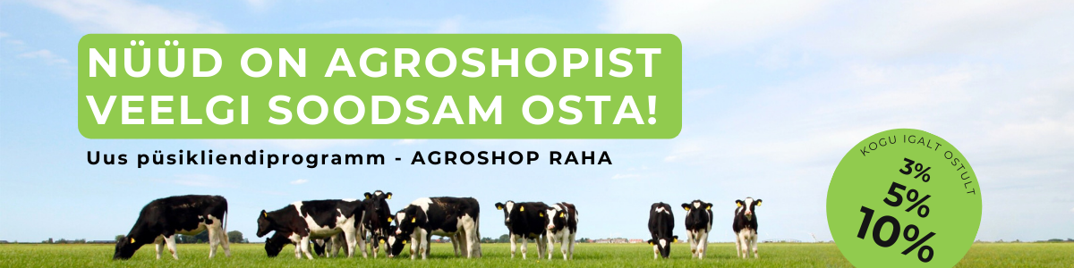 Uus püsikliendiprogramm - Agroshop raha